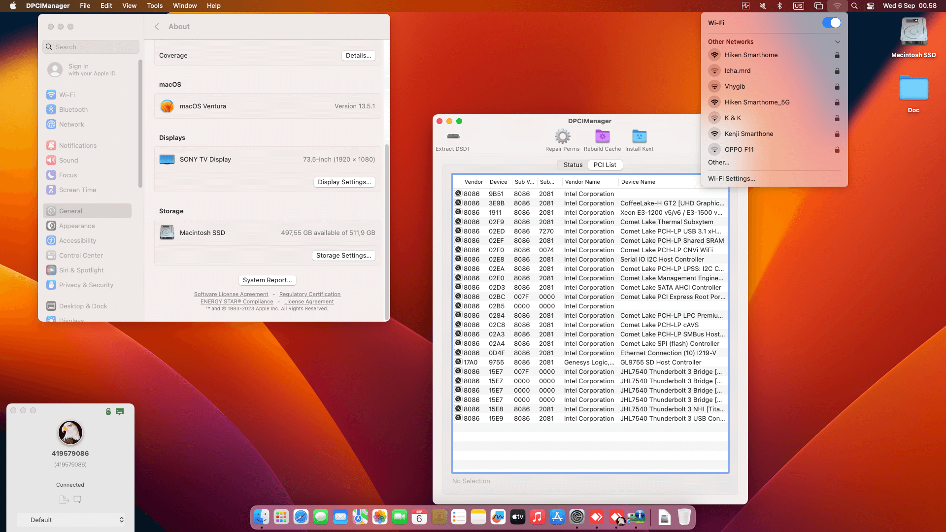 Intel NUC Kit NUC10i7FNH [CometLake   Intel UHD 10Th Gen]   OpenCore 1